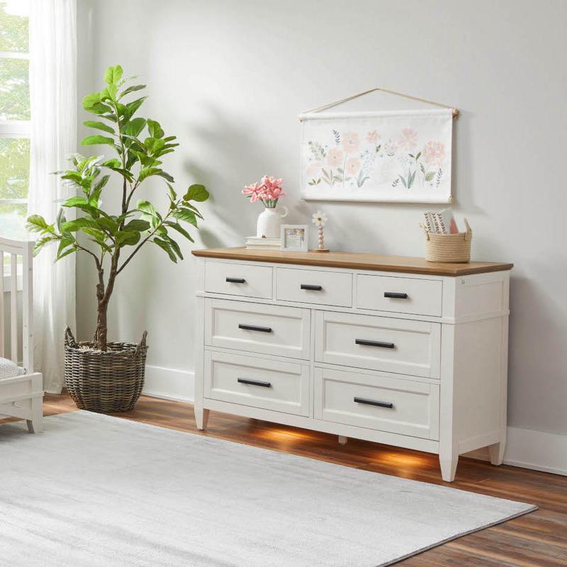 Parker House Artisan 7-Drawer Dresser with Lights