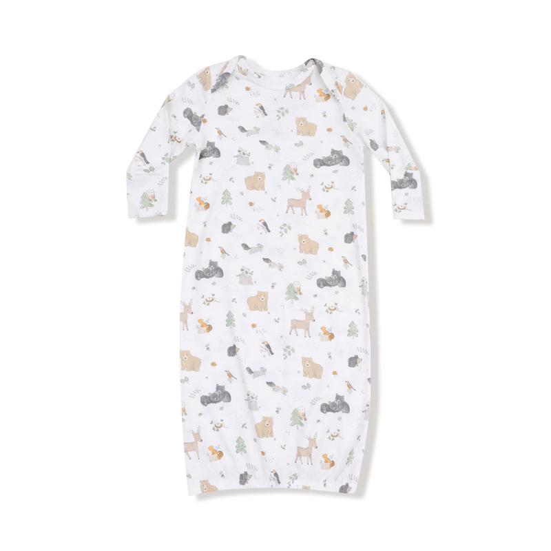Angel Dear Lap Shoulder Woodland Babies Gown 0-3M