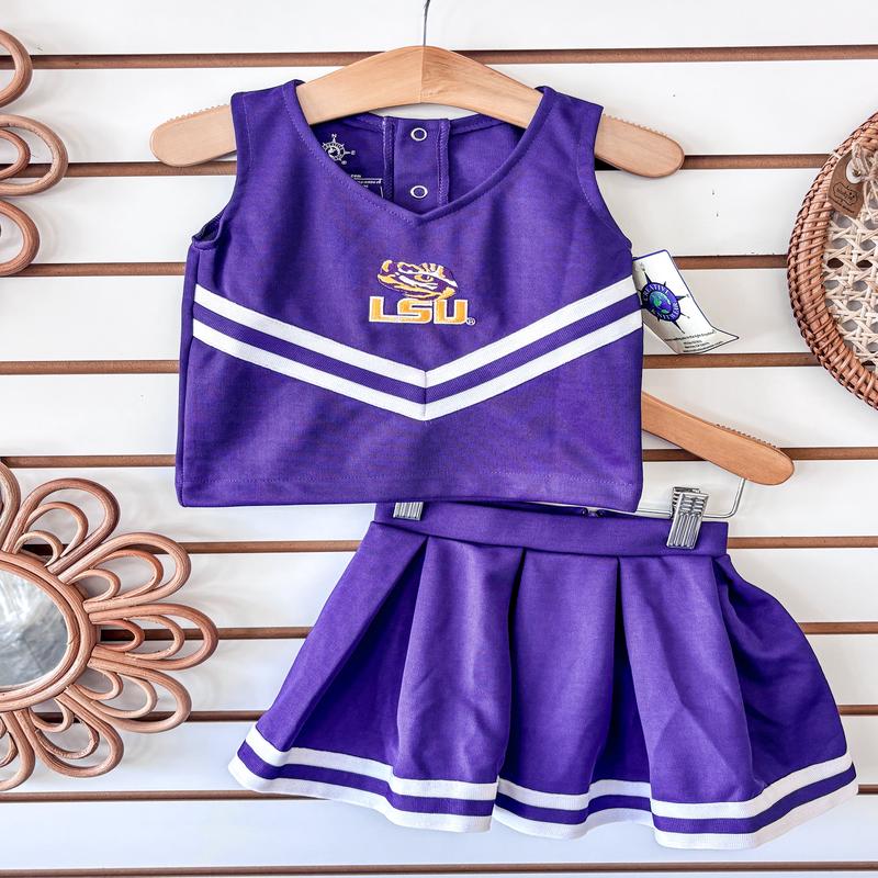 Creative Knitwear Tigers Cheerleader Dress w/Bloomer