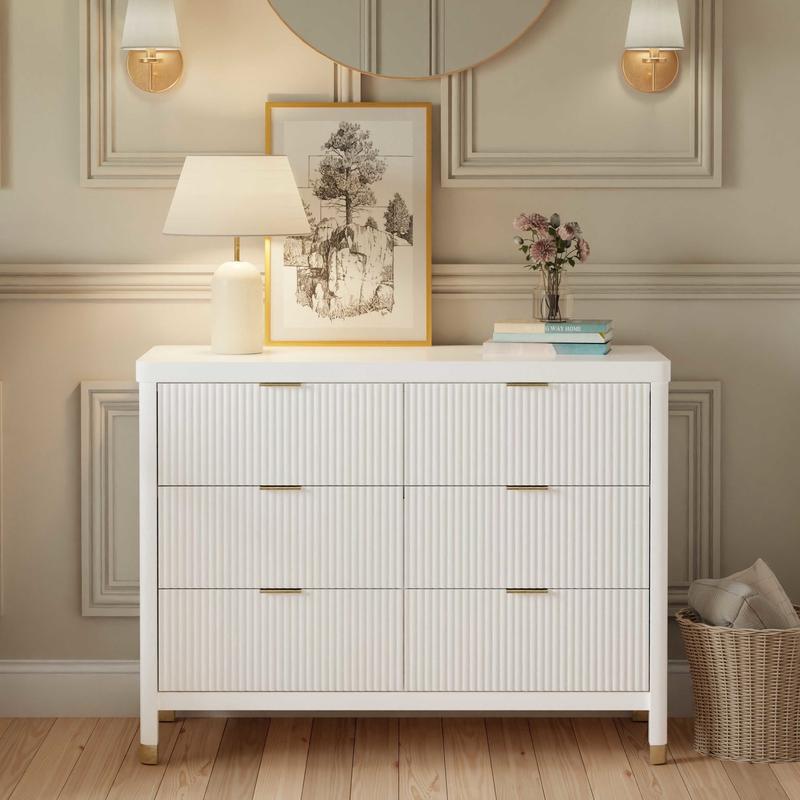 Namesake Brimsley Tambour 6-Drawer Dresser