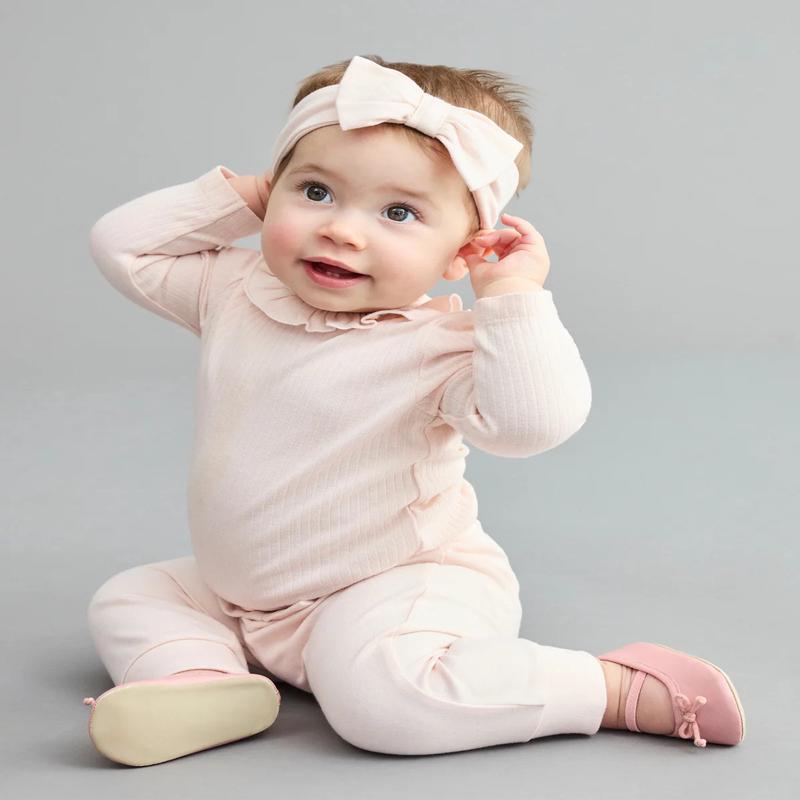 Little Me Pink Bodysuit Pant Set
