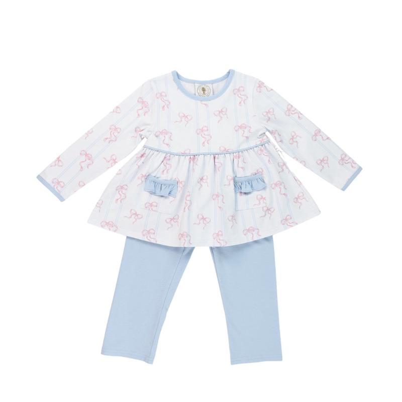 Cypress Row Bowtiful Girls Londyn Legging Set