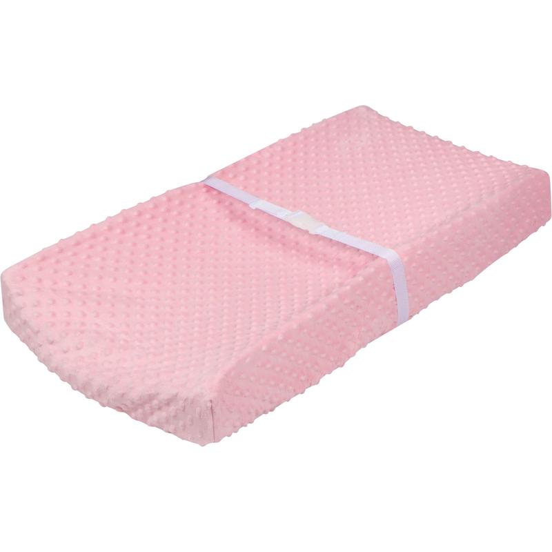 Gerber Children\'s Pink Minky Changing Pad Cover