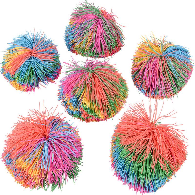 Rainbow Pom Pom Ball