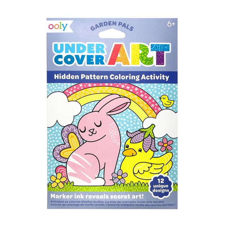 Undercover Art Hidden Pattern Coloring Activity Garden Pals