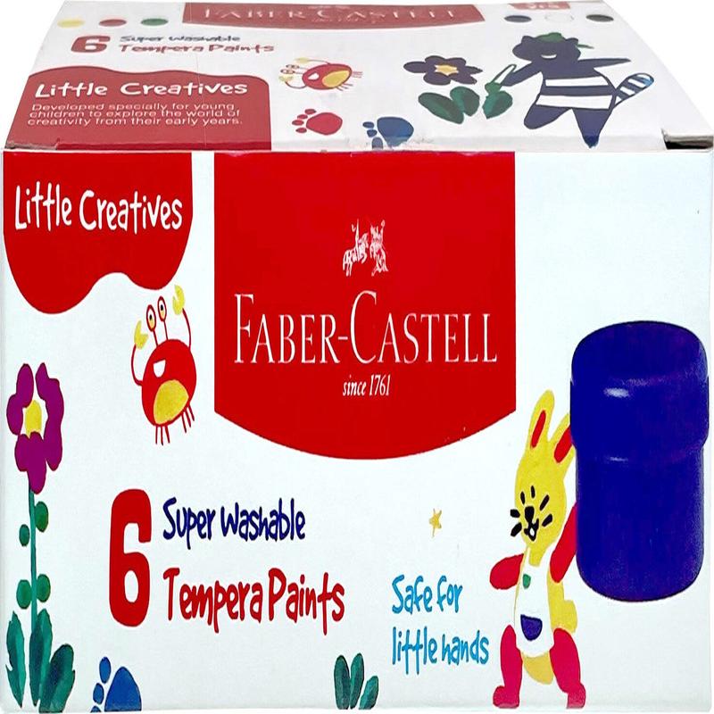 Little Creatives Tempra Poster Colour 10 ml, 6ct
