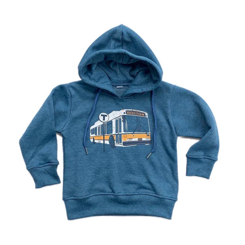 MBTA BUS HOODIE BLUE 3T
