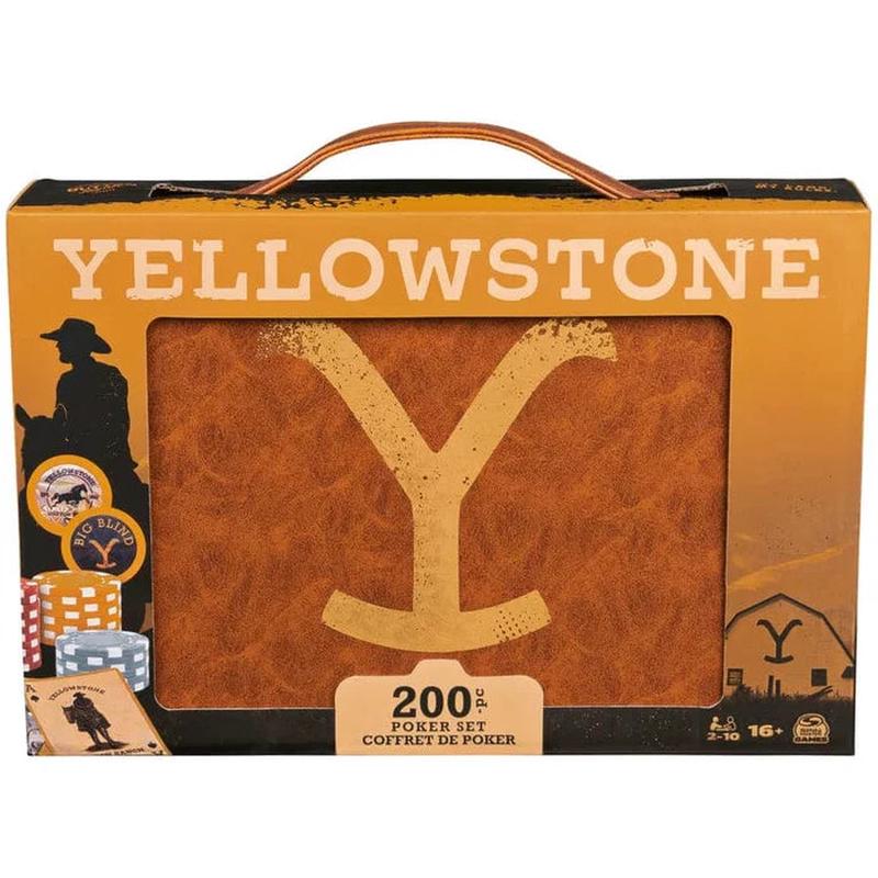 Yellowstone 200-Piece Poker Set with Custom Carrying Case