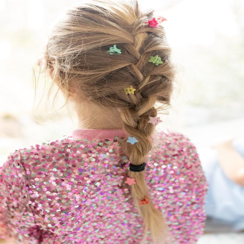 Rainbow Star Mini Hair Clips