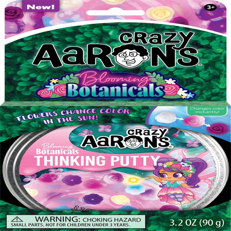 Blooming Botanicals - 4\" Thinking Putty Tin