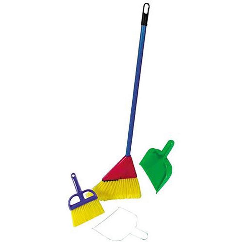 Broom and Dust Pan 3pc Set