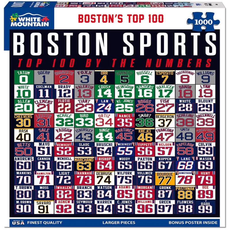1000pc Puzzle - Boston\'s Top 100